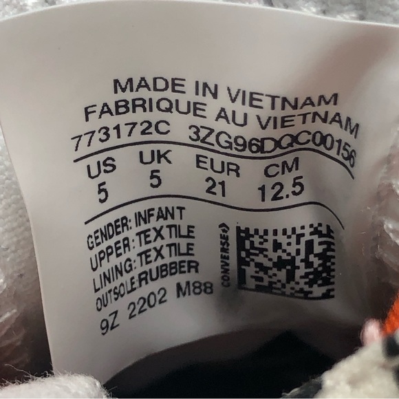 Converse UNT1TL3D High Top Infant Sneakers - Picture 7 of 7